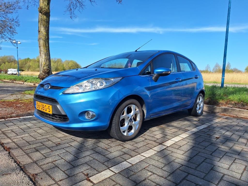 Ford Fiësta 1.25 60KW 5DR 2009 Blauw, Auto's, Ford, Particulier, Fiësta, ABS, Airbags, Airconditioning, Centrale vergrendeling