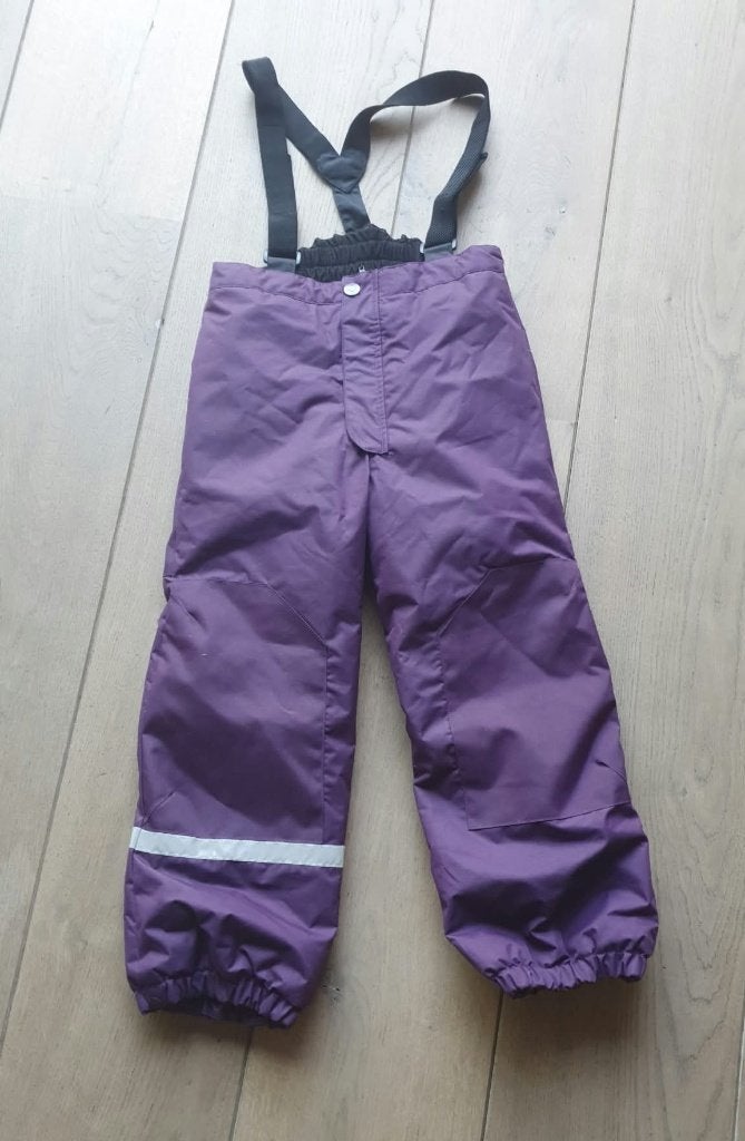 Paarse skibroek maat 122 H&M (Nieuw met kaartje er aan), Kinderen en Baby's, Meisje, H&M, Nieuw, Ophalen