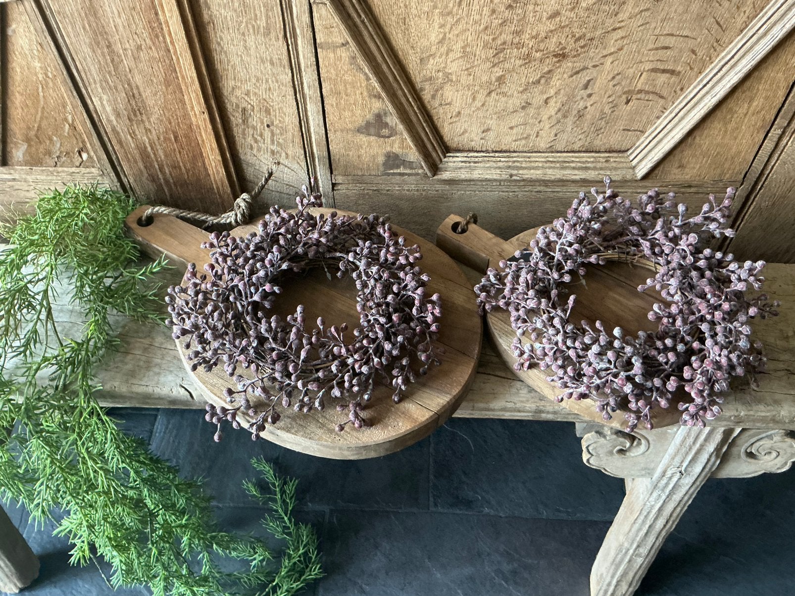 NIEUW dadel krans kransen naturel rood, Ophalen of Verzenden, Nieuw