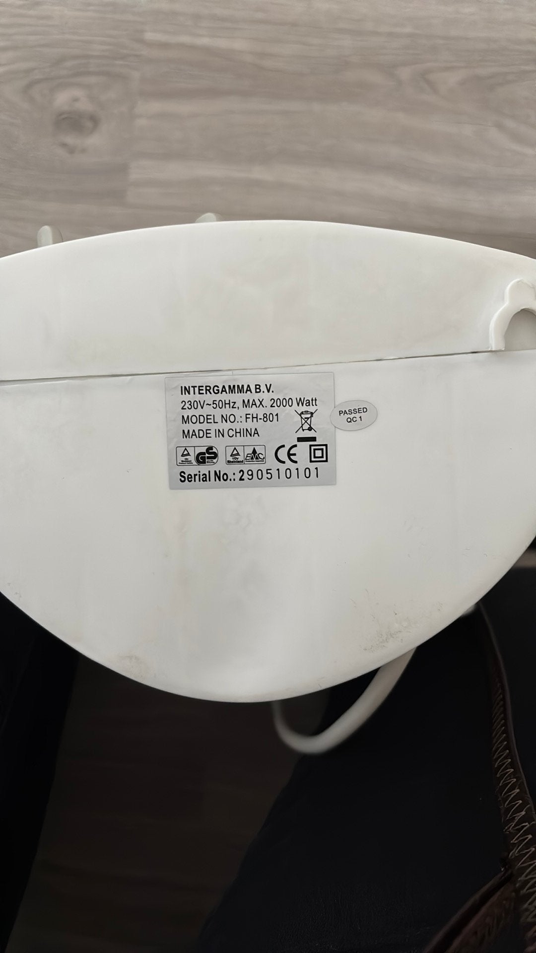 Electrische kacheltje, Ophalen, 30 tot 80 cm, Gebruikt, Kachel
