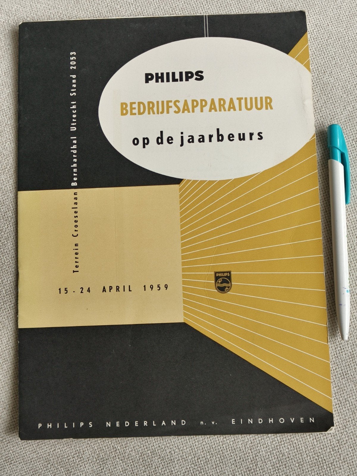 1959, PHILIPS CATALOGUS BEDRIJFSAPPARATUUR, JAARBEURS, Boeken, Ophalen of Verzenden, Gelezen