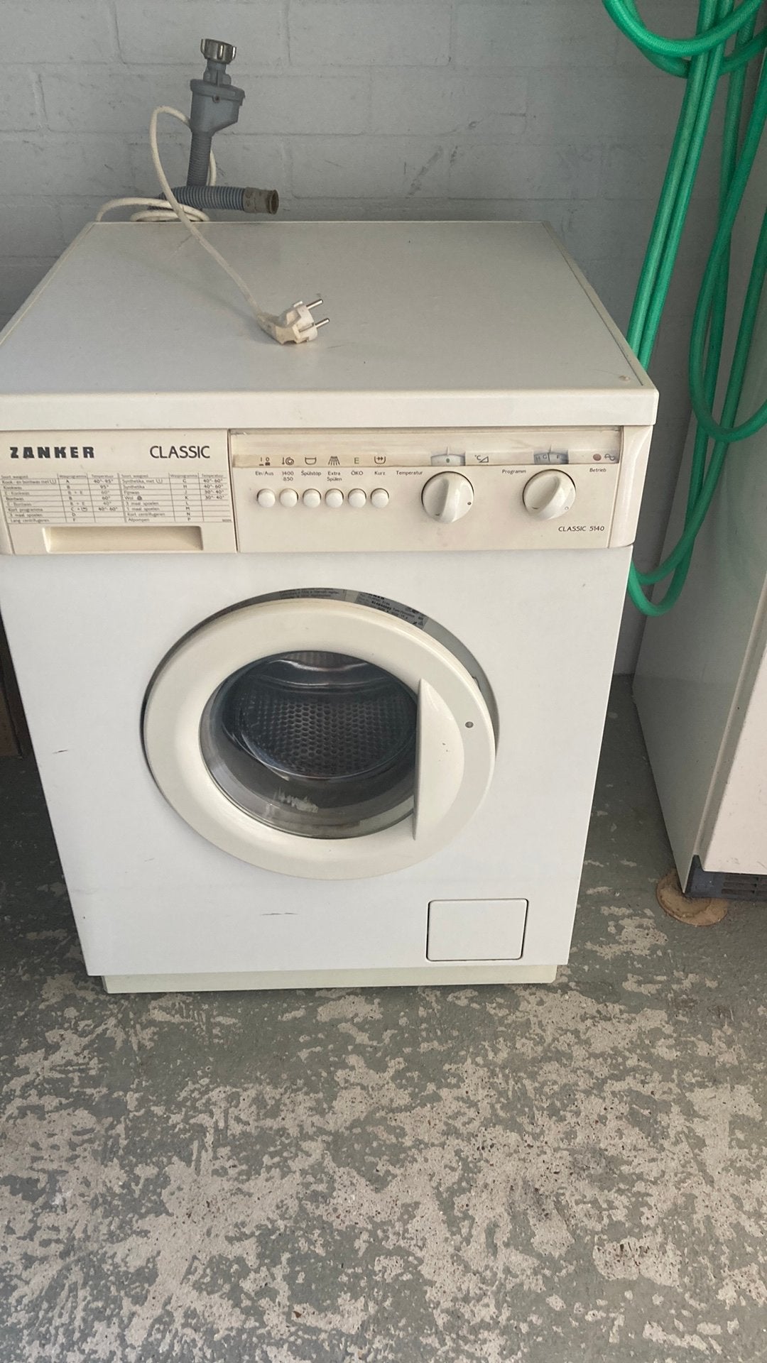 Gratis Wasmachine, Witgoed en Apparatuur, Ophalen of Verzenden, Gebruikt, 1200 tot 1600 toeren