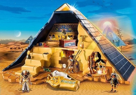 Playmobil piramide, Ophalen, Gebruikt, Complete set, Kasteel/Fort