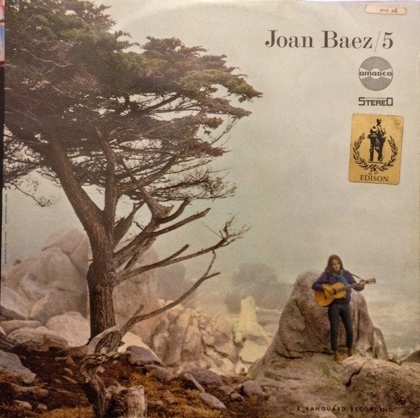 LP - Joan Baez - no. 5, Beschermende buitenhoes, LP, Ophalen of Verzenden, Zo goed als nieuw