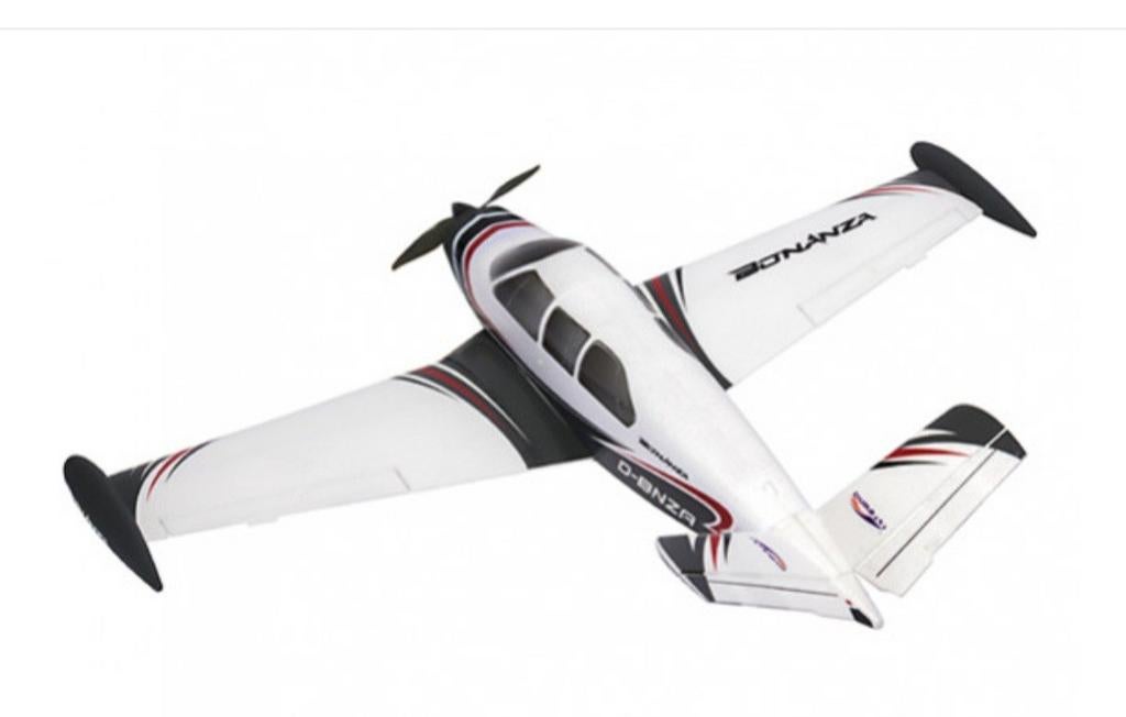 Durafly Bonanza 950mm 37.4" V-tail PNF (Nieuw), Ophalen of Verzenden, Nieuw, Elektro, RTF (Ready to Fly)