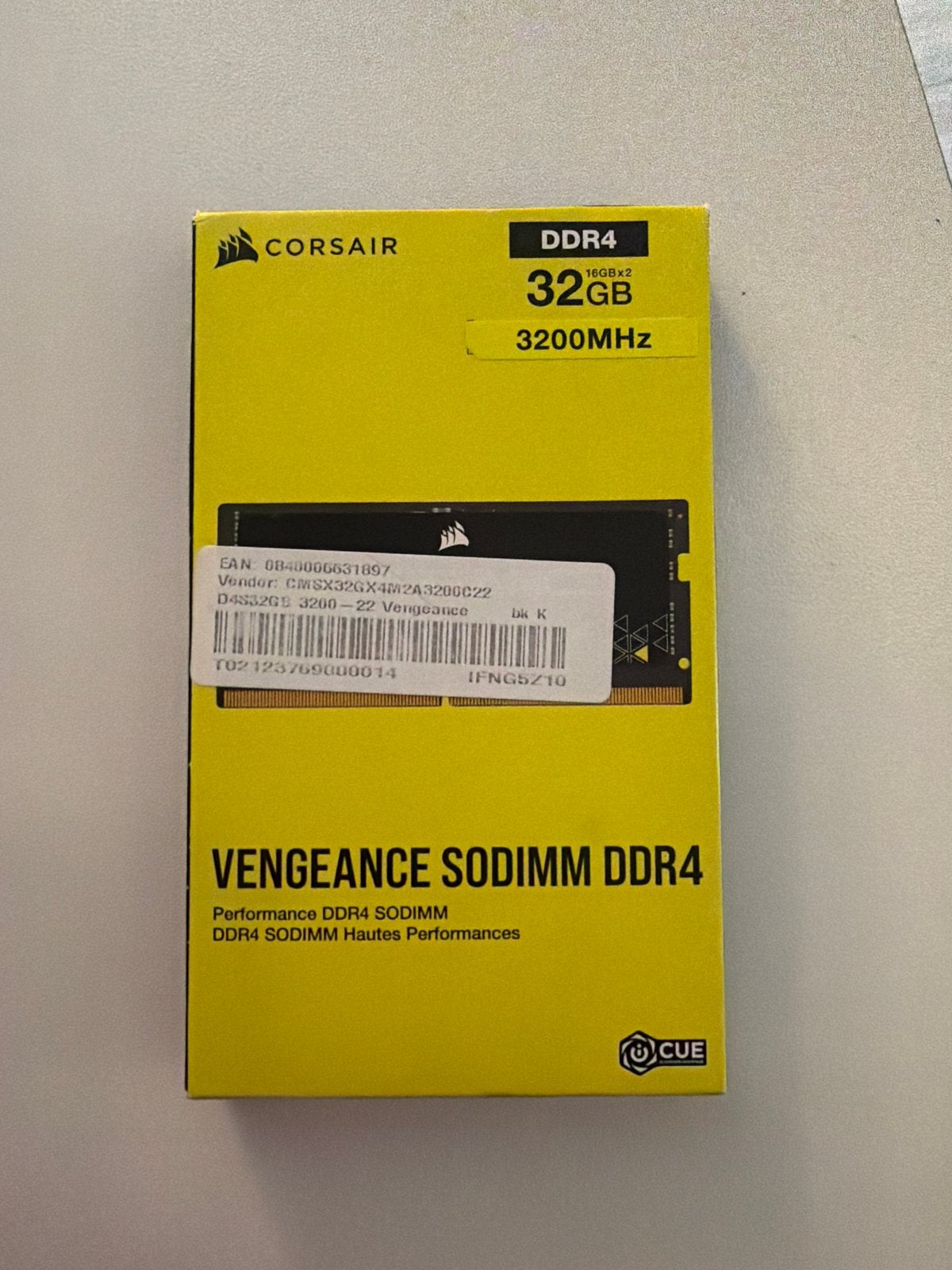 Corsair Vengeance SODIMM DDR4 2x 16GB RAM, Computers en Software, RAM geheugen, DDR4, Ophalen of Verzenden, Zo goed als nieuw