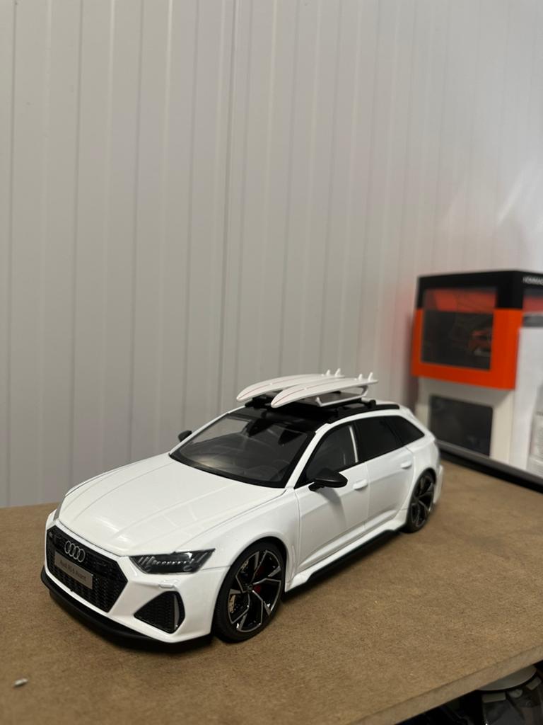 Audi rs6 c8 modelauto 1:18 diecast, Hobby en Vrije tijd, Modelauto's | 1:18, Ophalen of Verzenden, Zo goed als nieuw, Auto, Overige merken