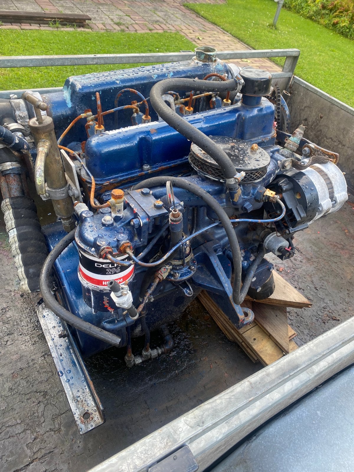 Ford motor bouwjaar 1971 zonder keerkoppeling, Ophalen, Gebruikt, Diesel, 30 pk of meer
