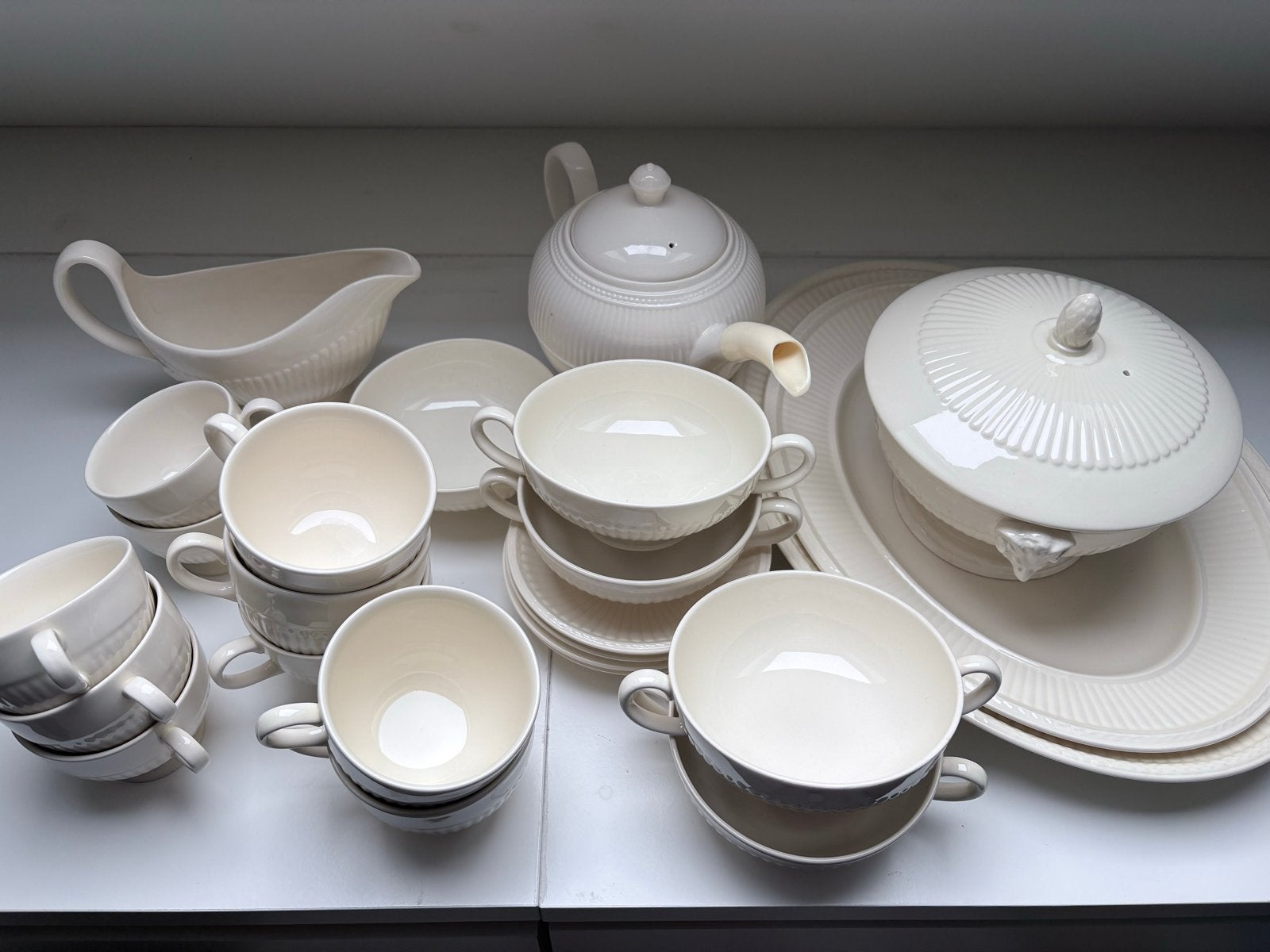 Wedgwood Etruria & Barleston Servies - Uitgebreide Set, Huis en Inrichting, Keuken | Servies, Gebruikt, Klassiek, Ophalen of Verzenden