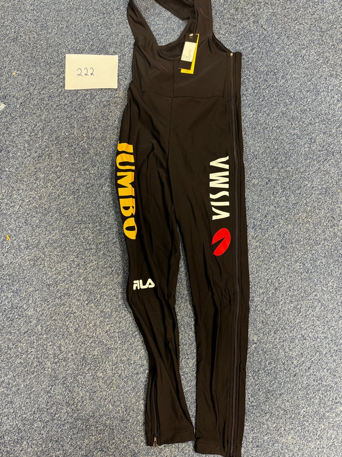 Jumbo Visma Ritsbroek Schaatsen - Nieuw - Maat S, Zwart, Overige typen, Nieuw, Ophalen of Verzenden