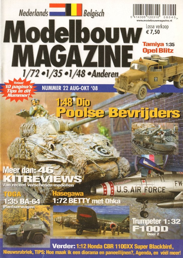 Modelbouw magazine Nr 22, Ophalen of Verzenden, 1:32 tot 1:50, Auto, Overige merken