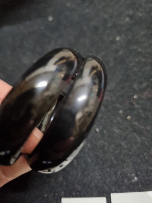 oorbellen ringen zwart [718], Ophalen of Verzenden, 'T Olde Gre-j, Info@toldegrej.nl, Endepoelstraat 20f Didam