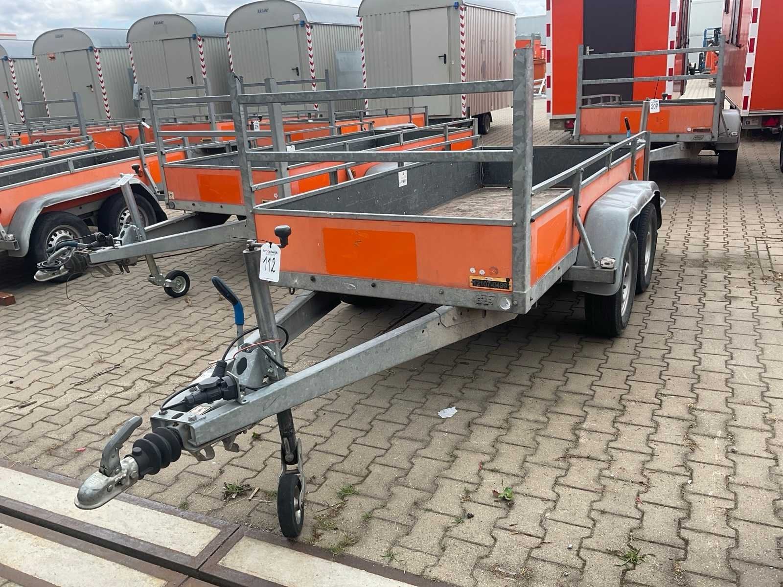 2017 Atec EB2 2-1 Dubbelas aanhangwagen, Gebruikt