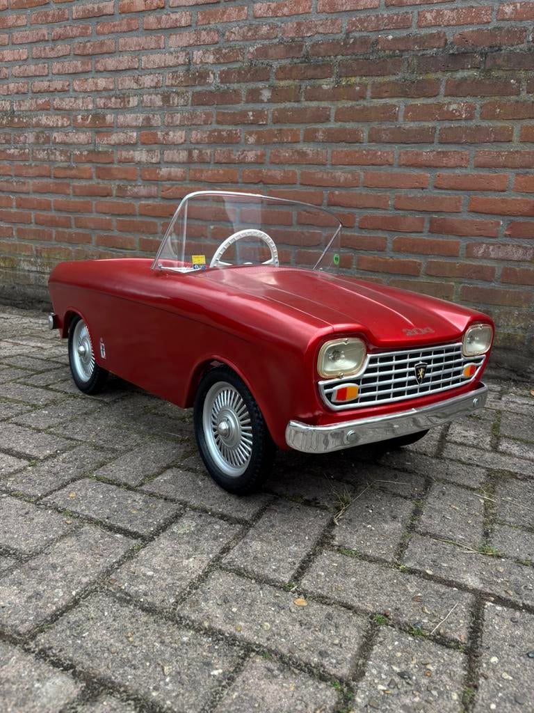 Retro trapauto vintage rood, Ophalen of Verzenden, Nieuw, Auto's