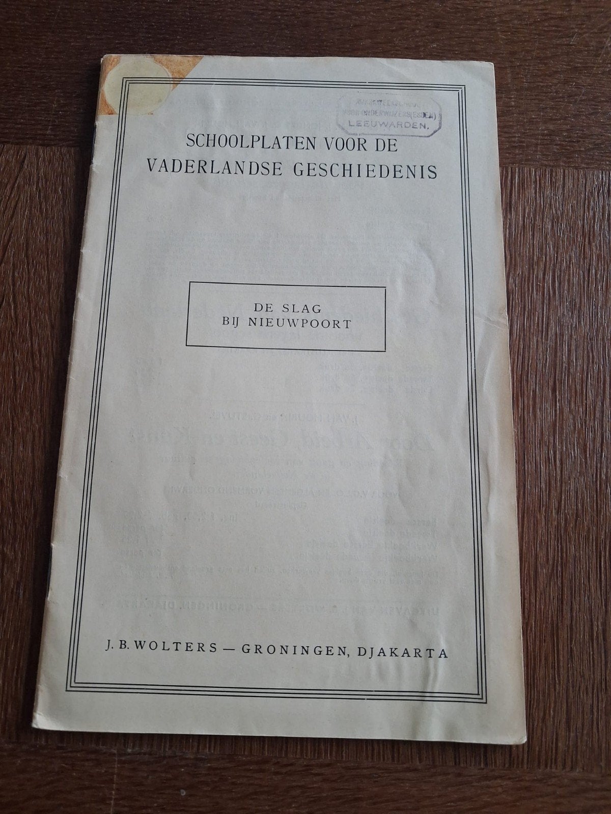 SchoolplatenVaderlandsegeschiedenis: De Slag bij Nieuwpoor, Antiek en Kunst, Antiek | Schoolplaten, Ophalen of Verzenden