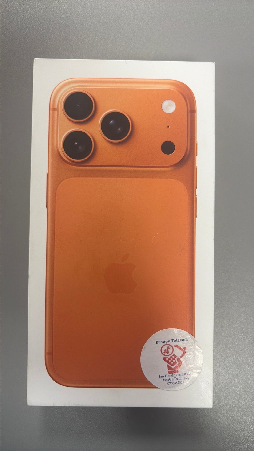 APPLE iPhone 17 Pro - 5G - 256 GB Cosmic Orange (Geseald), 256 GB, Overige modellen, Zwart, Nieuw