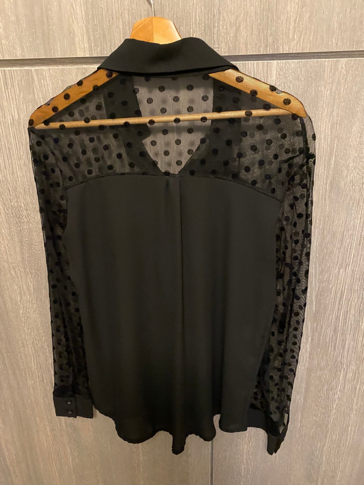 Zwarte Blouse maar M, Ophalen of Verzenden, Zo goed als nieuw, Zwart