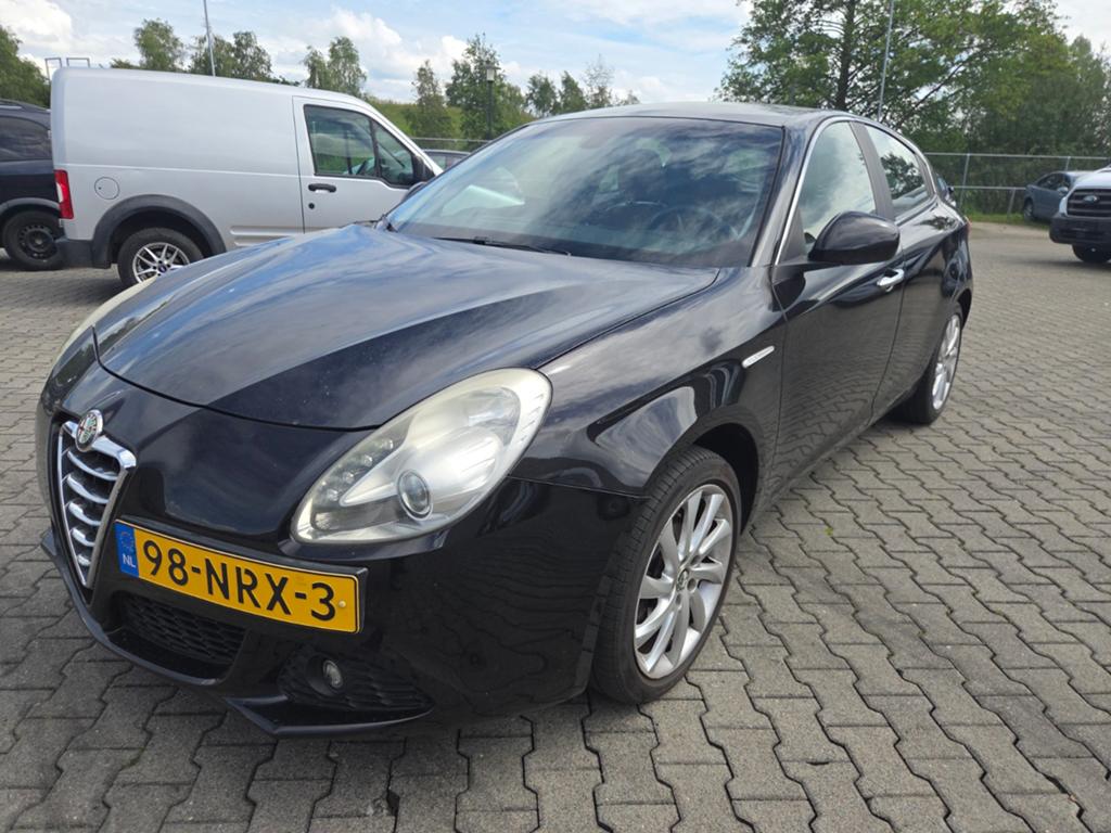 Alfa Romeo Giulietta 1.4 Turbo Multi AIR 2010 Zwart, Auto's, Alfa Romeo, Voorwielaandrijving, 4 cilinders, Automatische klimaatregeling