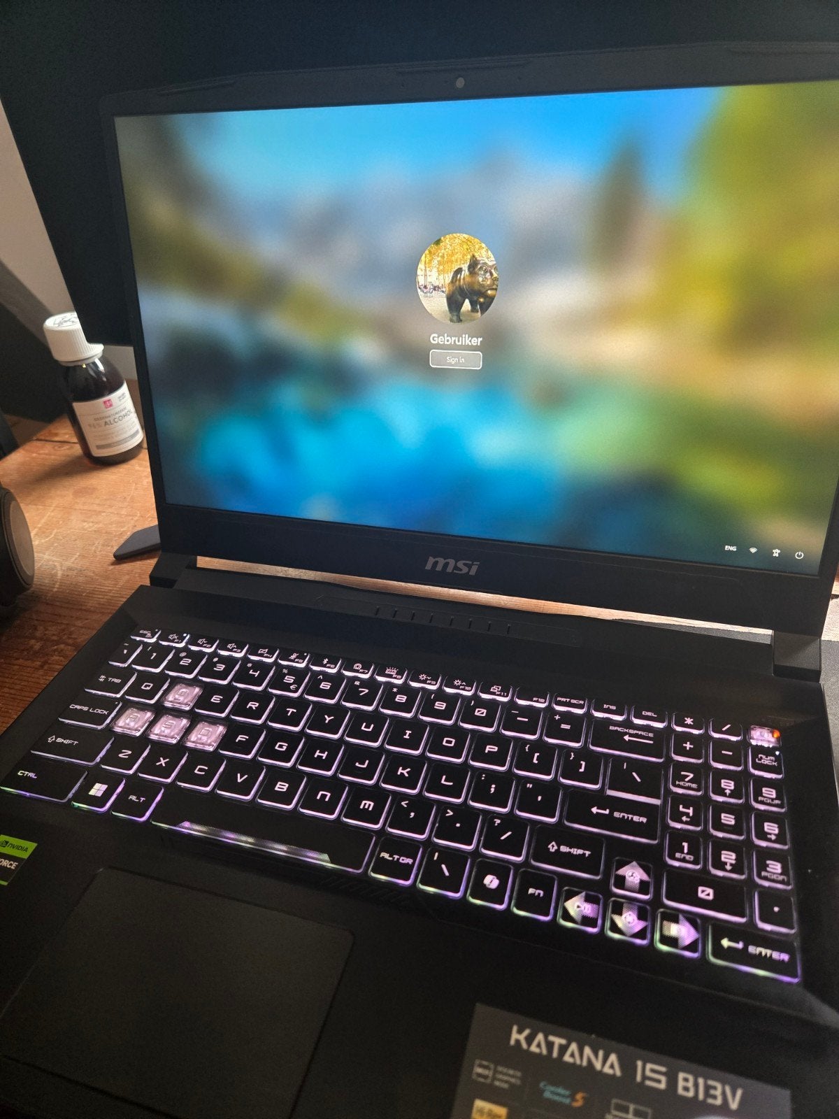 MSI Katana B13V Gaming Laptop - i7-13620H, RTX 4070, Computers en Software, Windows Laptops, Ophalen, Zo goed als nieuw, Gaming