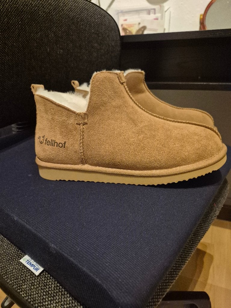 Herenpantoffel merk Fellhof type Sheperd, Bruin, Nieuw, Ophalen of Verzenden, Pantoffels of Sloffen
