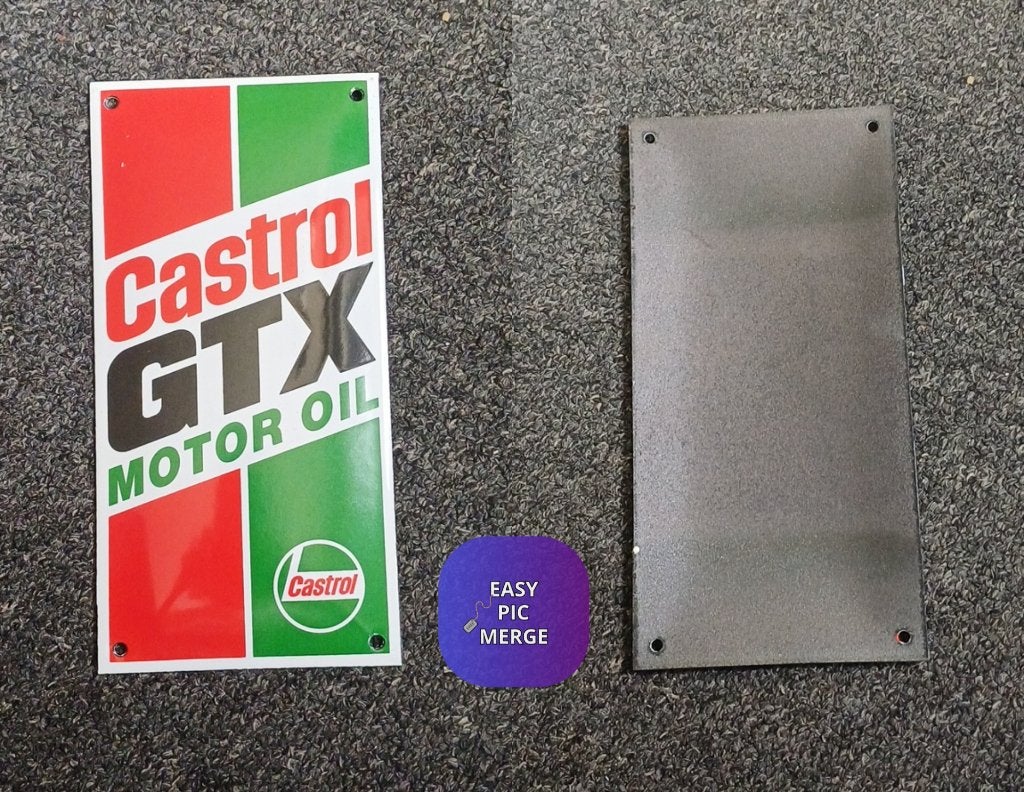 Gastrol GTX Motor Oil bombe emaille bord, Ophalen of Verzenden