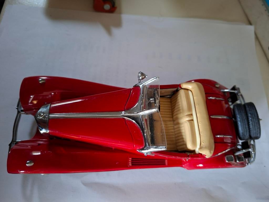 FMPM 1935 Mercedes Benz 500K Special Roadster 1:24, Ophalen of Verzenden, Gebruikt, Auto, Overige merken