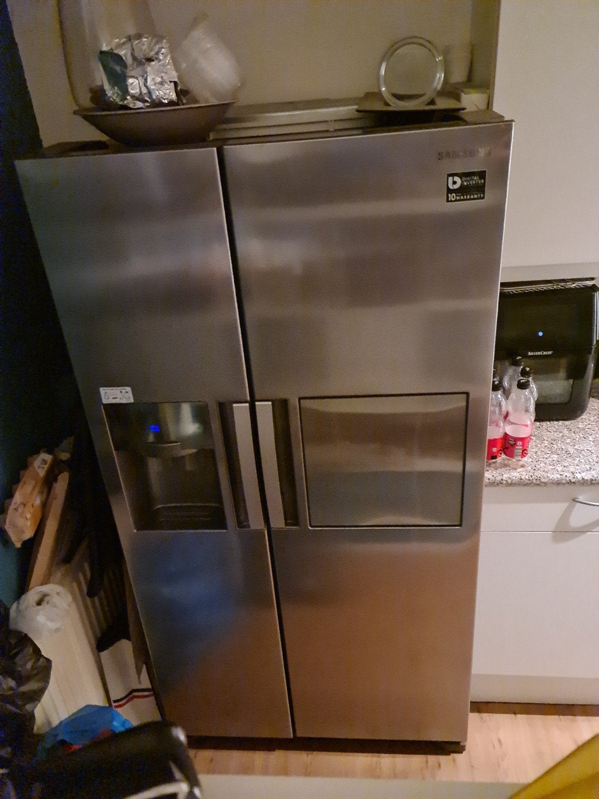 Samsung Amerikaanse koelkast met vriezer en waterdispenser