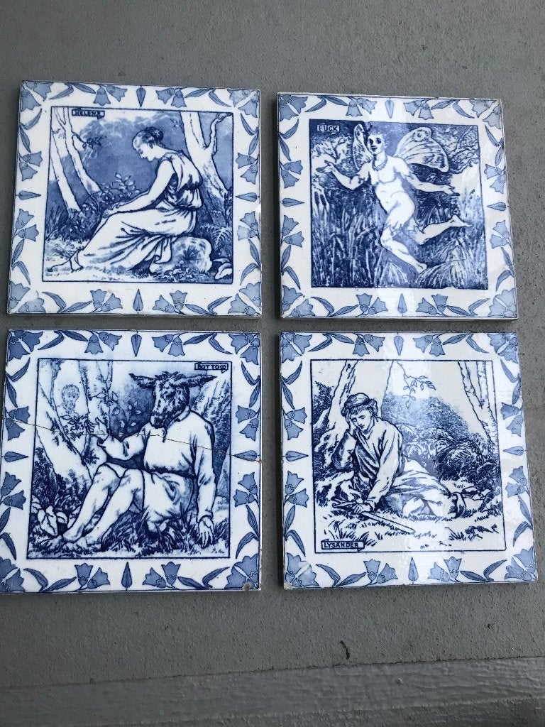 antiek tegel wedgwood england, Ophalen of Verzenden