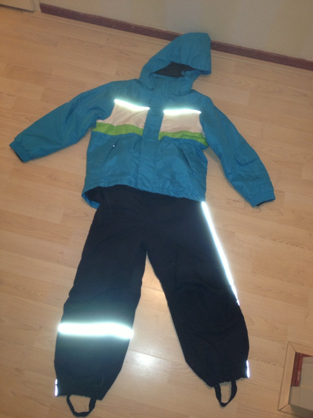 Skiset jongen - Crivit jas(122/128), H&M broek (116), Ophalen, Gebruikt, Jongen