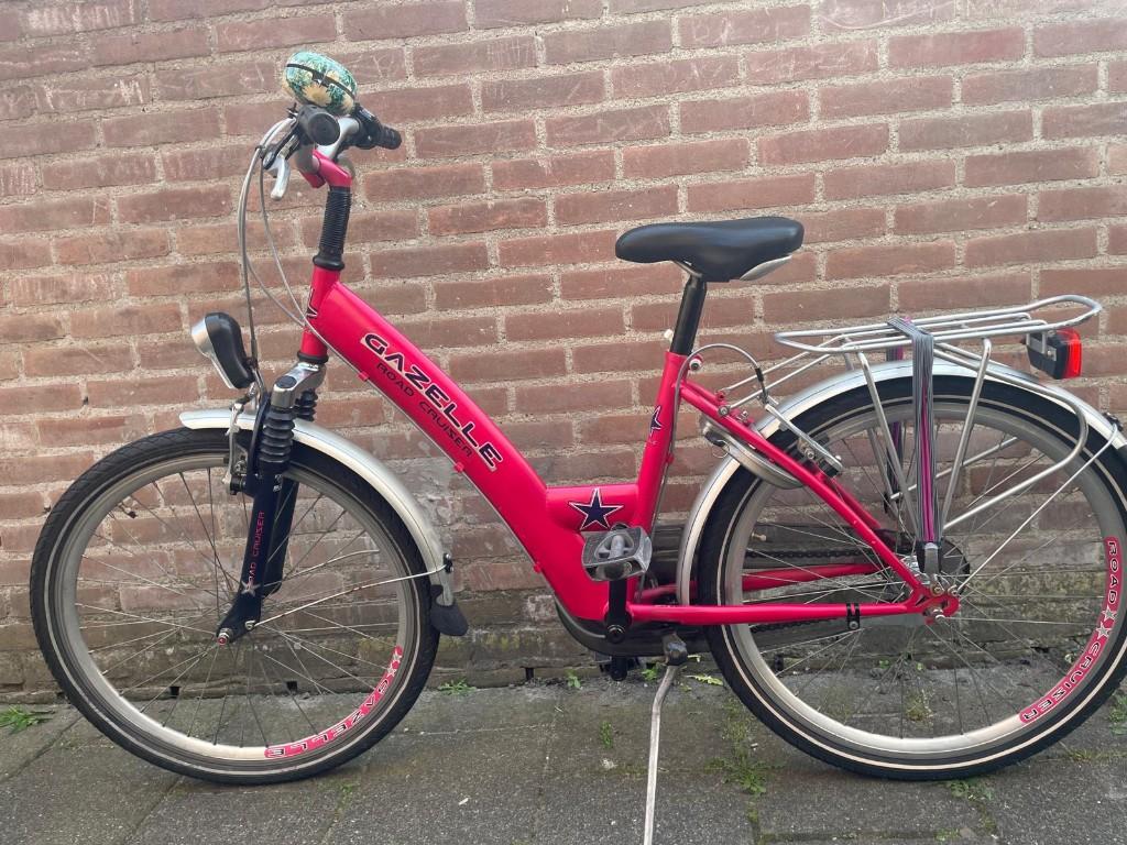 Gazelle, 24 inch,  echt prachtige meisjesfiets, Fietsen en Brommers, Fietsen | Meisjes, Ophalen, Terugtraprem, Versnellingen, Gazelle