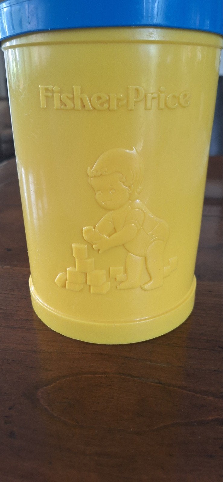 Fisher-Price Stapelblokken met Emmer - Vintage Speelgoed, Kinderen en Baby's, Ophalen of Verzenden, Gebruikt, Speelset