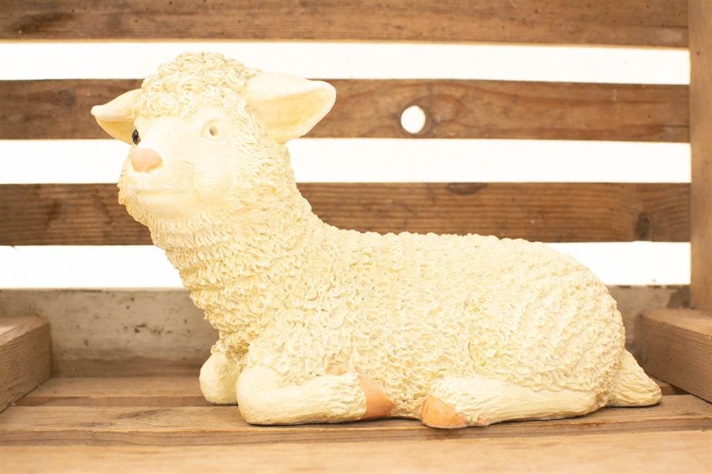 Liggende schapen/lammetje beeldje 38915, Ophalen of Verzenden, Gebruikt