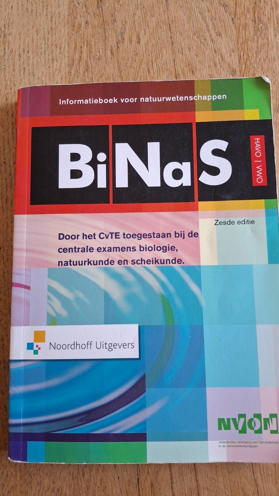 BiNaS Informatieboek Natuurwetenschappen HAVO/VWO 6e editie, Ophalen of Verzenden, Gelezen, HAVO, Biologie