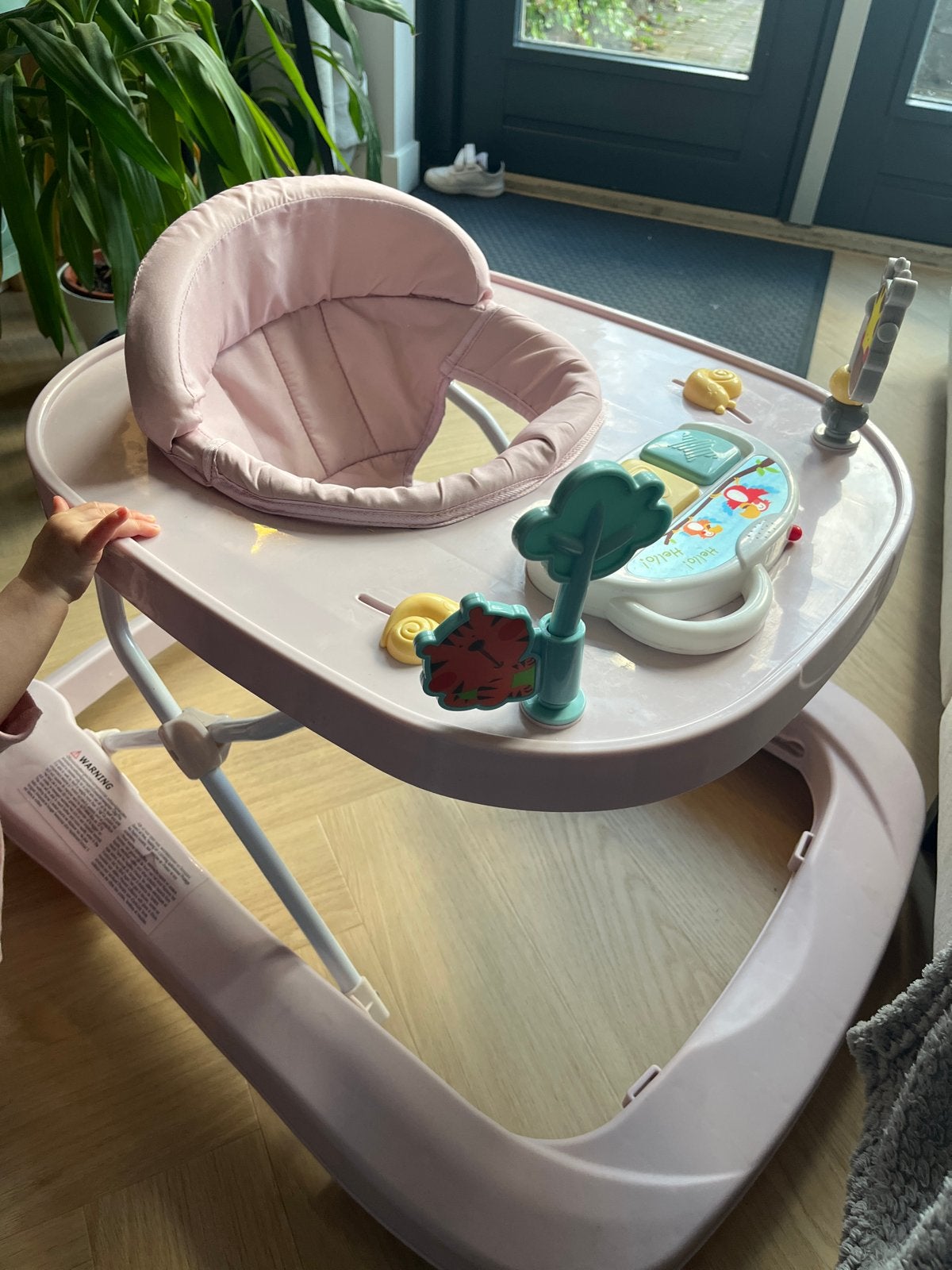 Topmark Babywalker met muziek en wieltjes - Roze, Kinderen en Baby's, Ophalen of Verzenden, Gebruikt, Overige typen, Met geluid