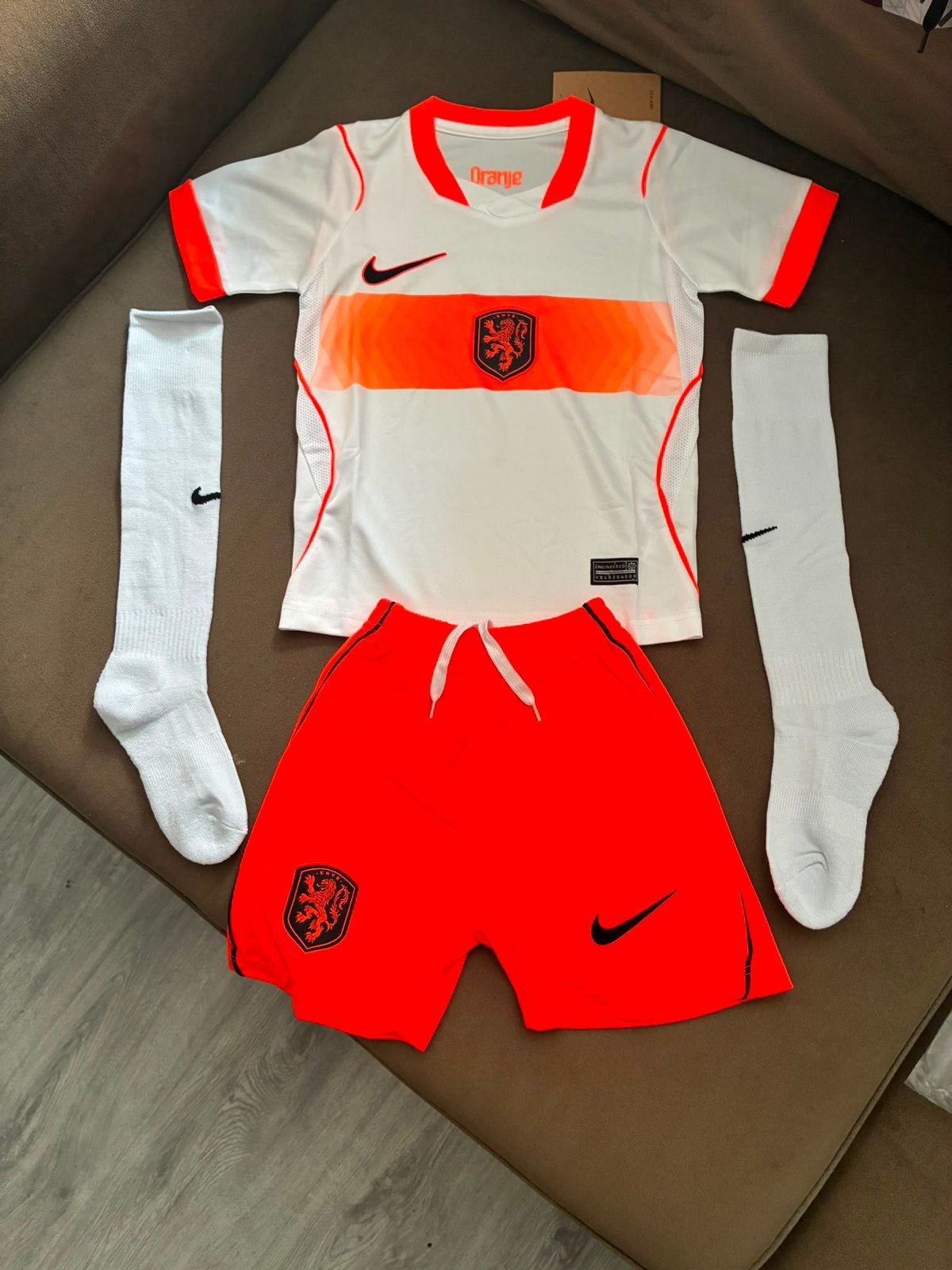 Nederlands elftal kindersetjes WK 2026, Maat XS of kleiner, Verzenden, Nieuw, Shirt