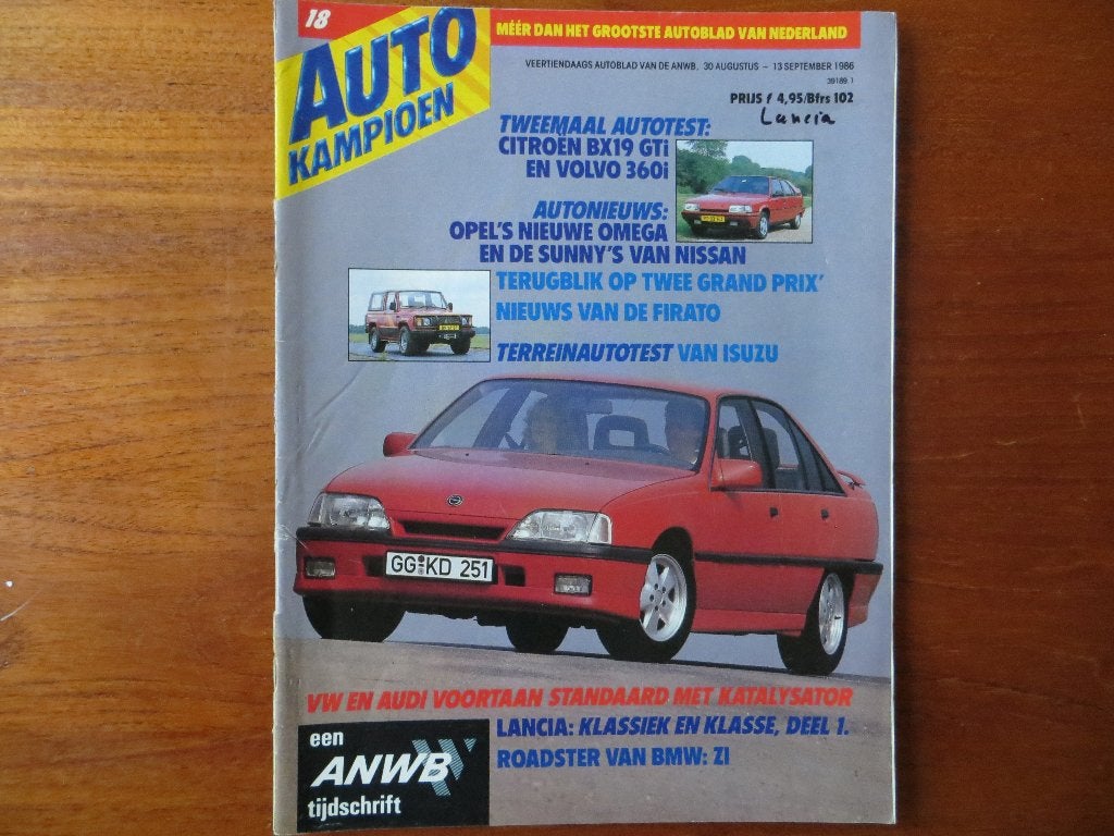 Autokampioen 18 1986 BX 19 GTI, Z1, Omega, R5 Cabrio EBS, Ophalen of Verzenden, Zo goed als nieuw, BMW