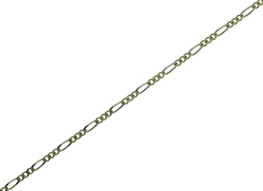 Figaro 14 karaats gouden dames armband gourmet fraai, Voordeelsieraden, Verzenden, Zo goed als nieuw, Met edelsteen