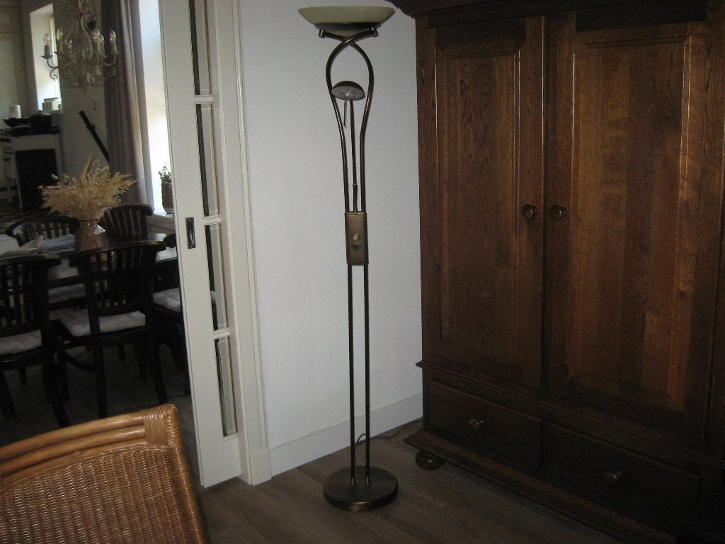 Mooie staande schemerlamp., Ophalen, Zo goed als nieuw, Metaal, 150 tot 200 cm