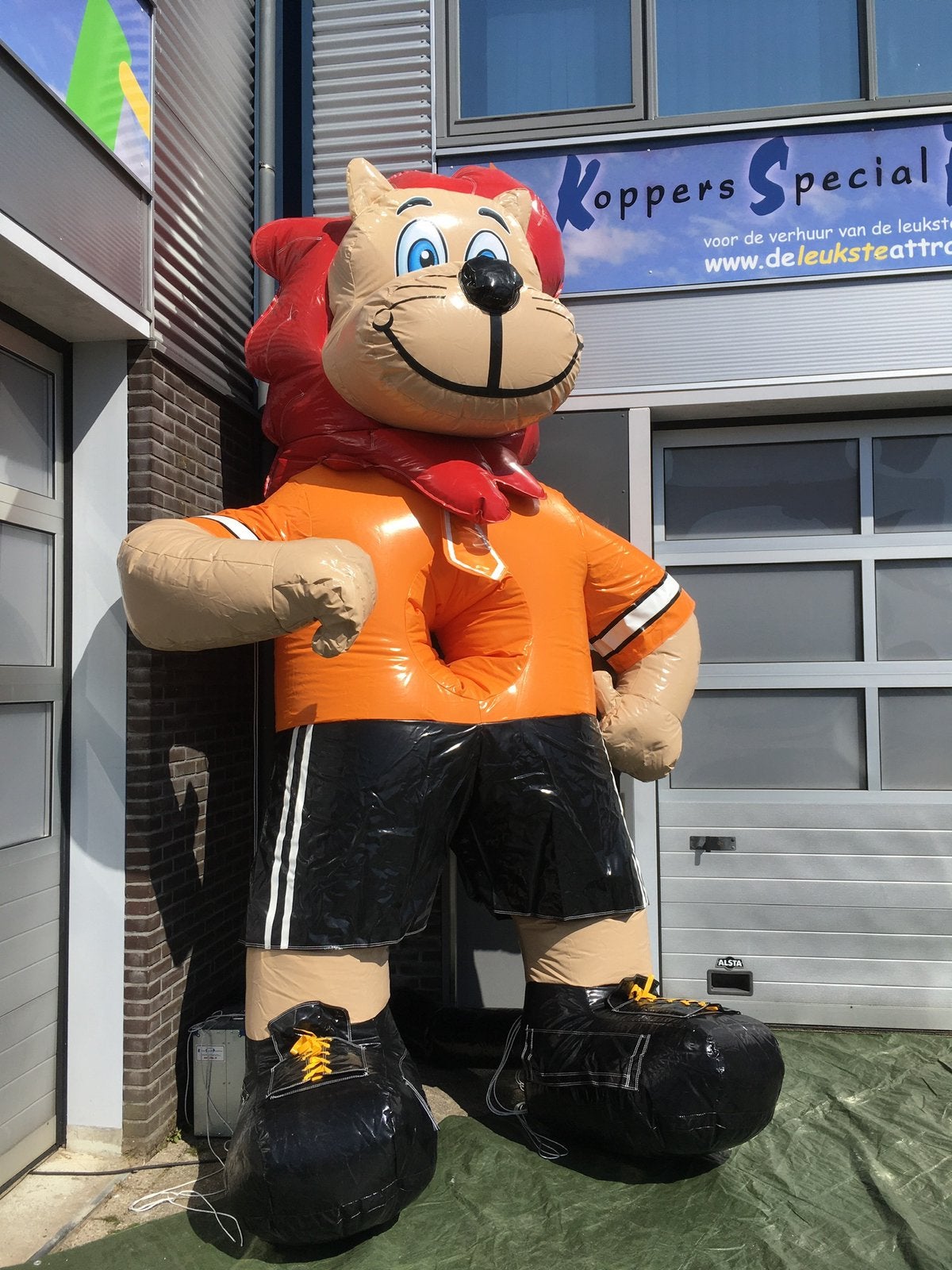 WK leeuw, Nederlands elftal leeuw WK springkussen te koop, Ophalen, Zo goed als nieuw, Overige