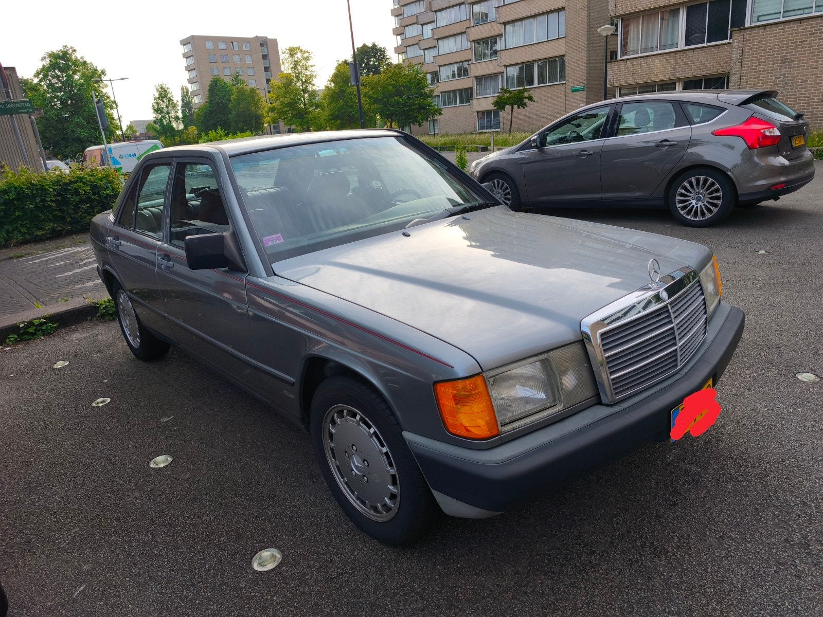 Mercedes-Benz 190E W201 2.3 Automaat Airco Schuifdak Oldtime, Te koop