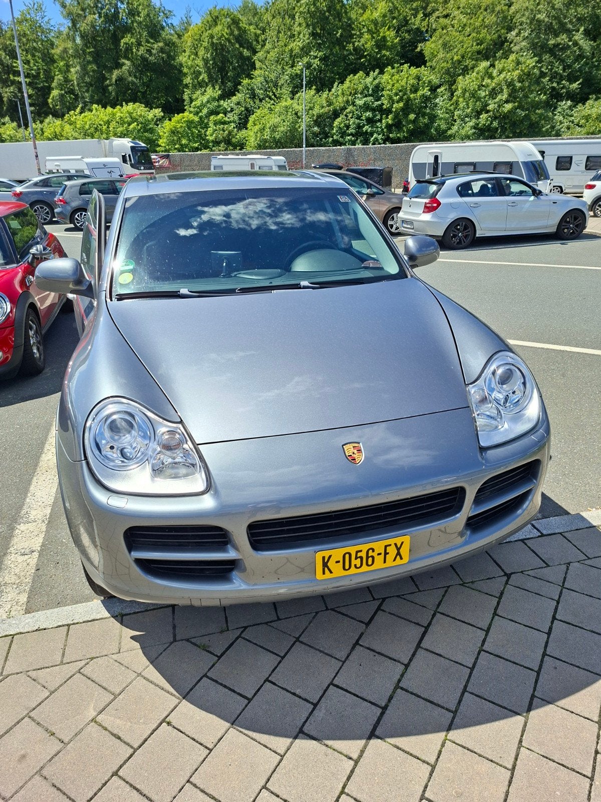Porsche Cayenne S, 2005, Grijs, Auto's, Automaat, Cayenne, 3000 kg, 340 pk