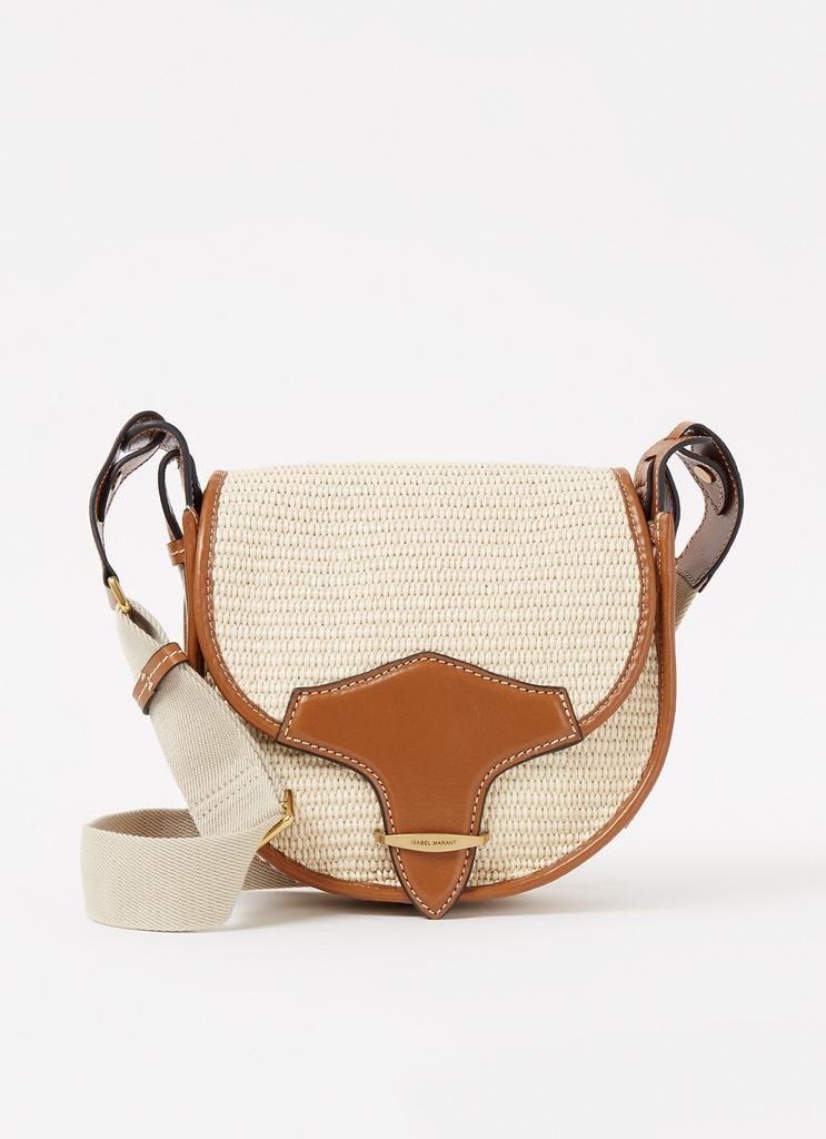 Isabel Marant Botsy Bag - Naturel/Cognac Crossbody Tas, Sieraden, Tassen en Uiterlijk, Tassen | Damestassen, Ophalen of Verzenden