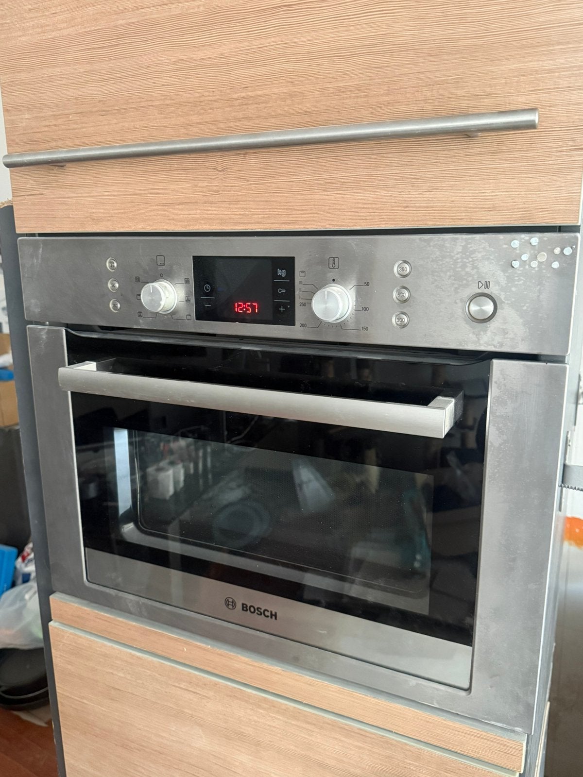 Combi Magnetron/oven inbouw van Bosch, Ophalen, Zo goed als nieuw