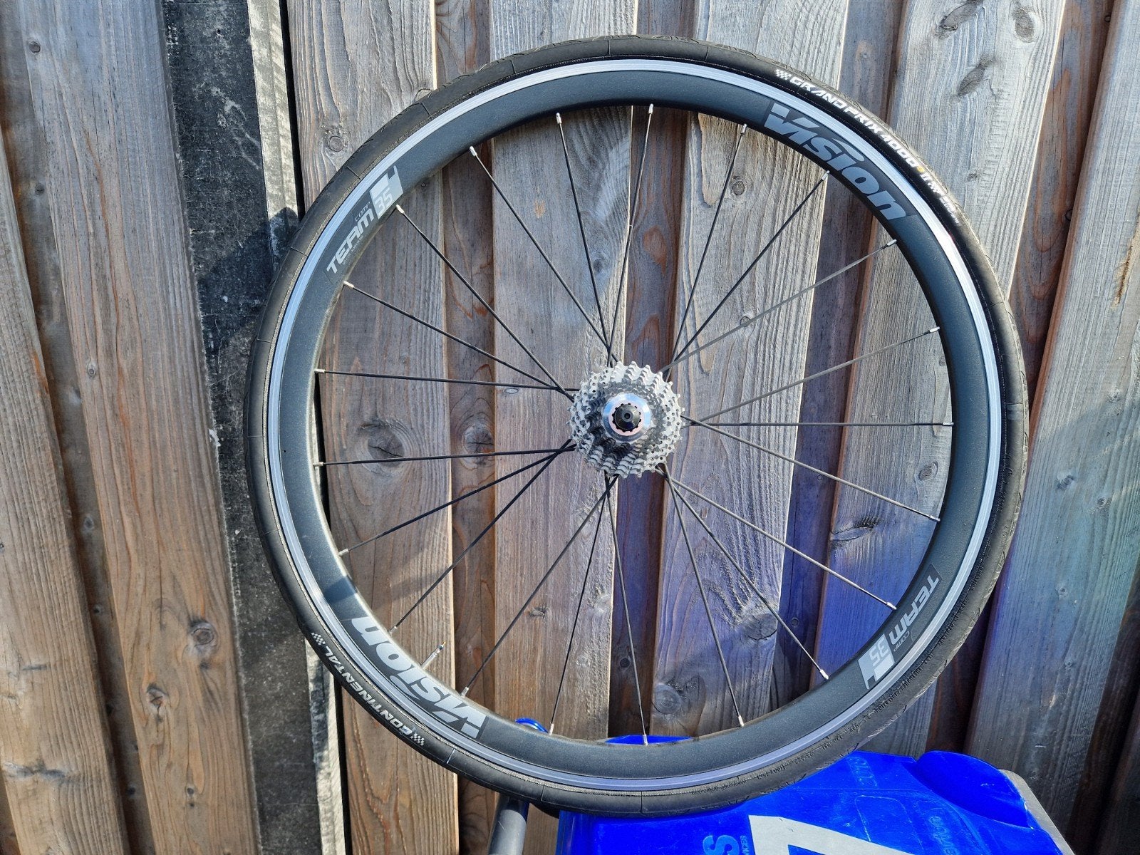 Vision Team 35 wielset met 10-speed Ultegra cassette, Wiel, Gebruikt, Ophalen of Verzenden, Vision