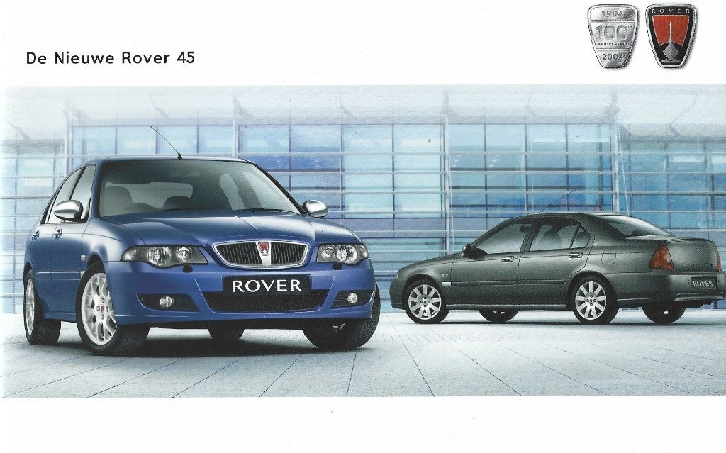 Brochure Rover 45 2004, Ophalen of Verzenden, Gelezen, Overige merken