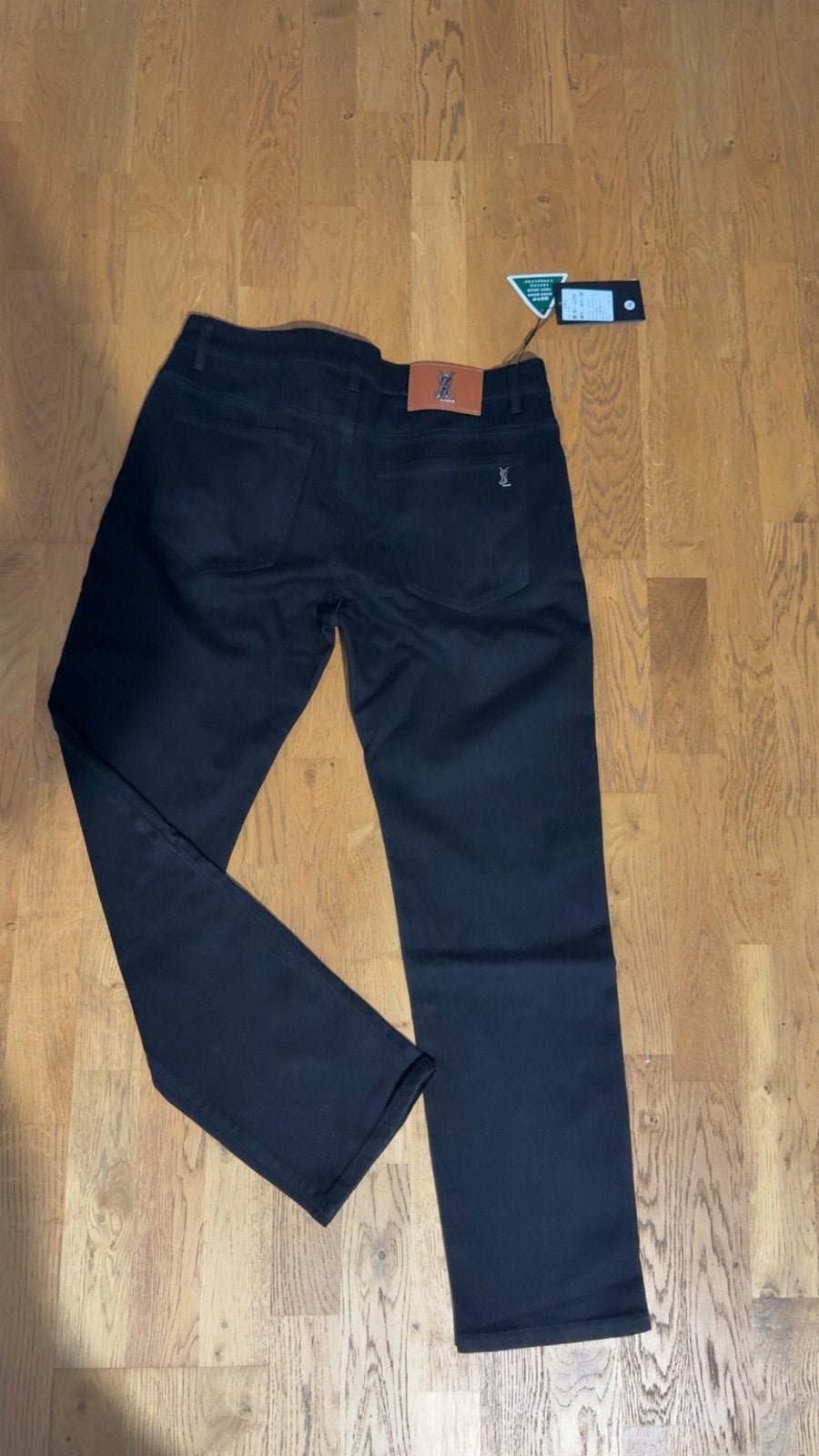 Yves Saint Laurent spijkerbroek zwart maat 40 eu, Maat 38/40 (M), Verzenden, Zwart, Nieuw