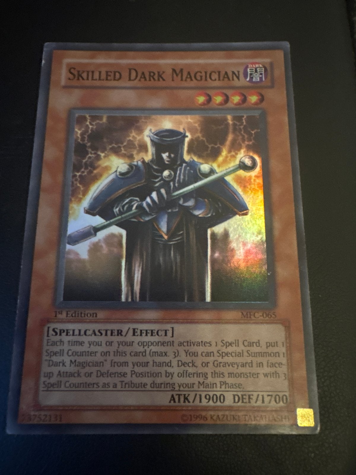 Yu-Gi-Oh! Skilled Dark Magician MFC-065 1st Edition Foil, Hobby en Vrije tijd, Verzamelkaartspellen | Yu-gi-Oh!, Ophalen of Verzenden