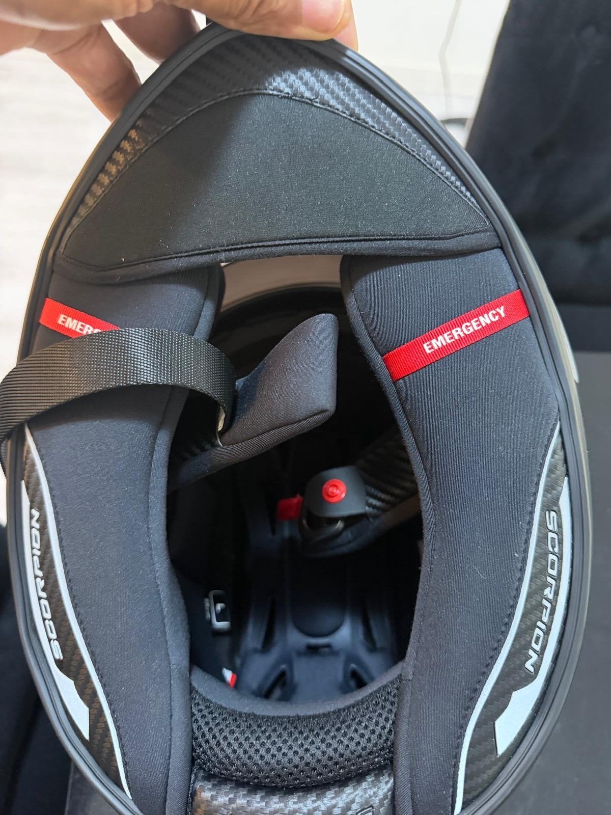 Scorpion EXO-1400 EVO II Carbon Integraalhelm, Motoren, Heren, Integraalhelm, L, Tweedehands