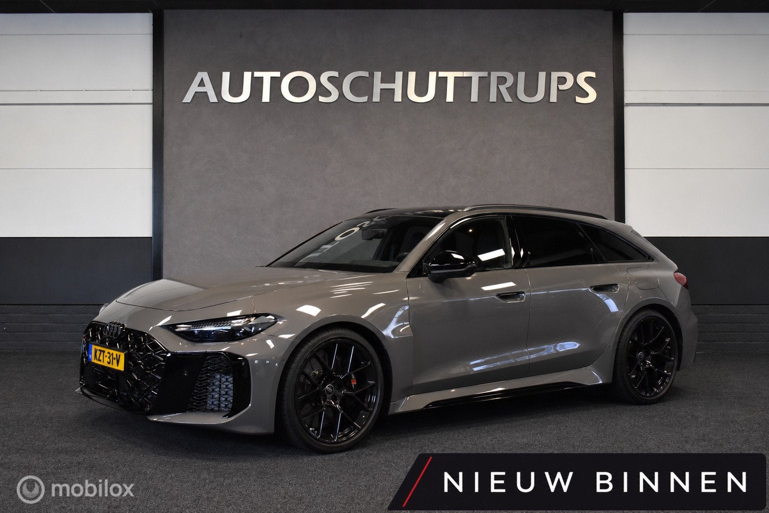 Audi RS 5 Avant e-hybrid quattro Tech Pro NIEUW EN RIJKLAAR, Automaat, Gebruikt, Zwart, RS5