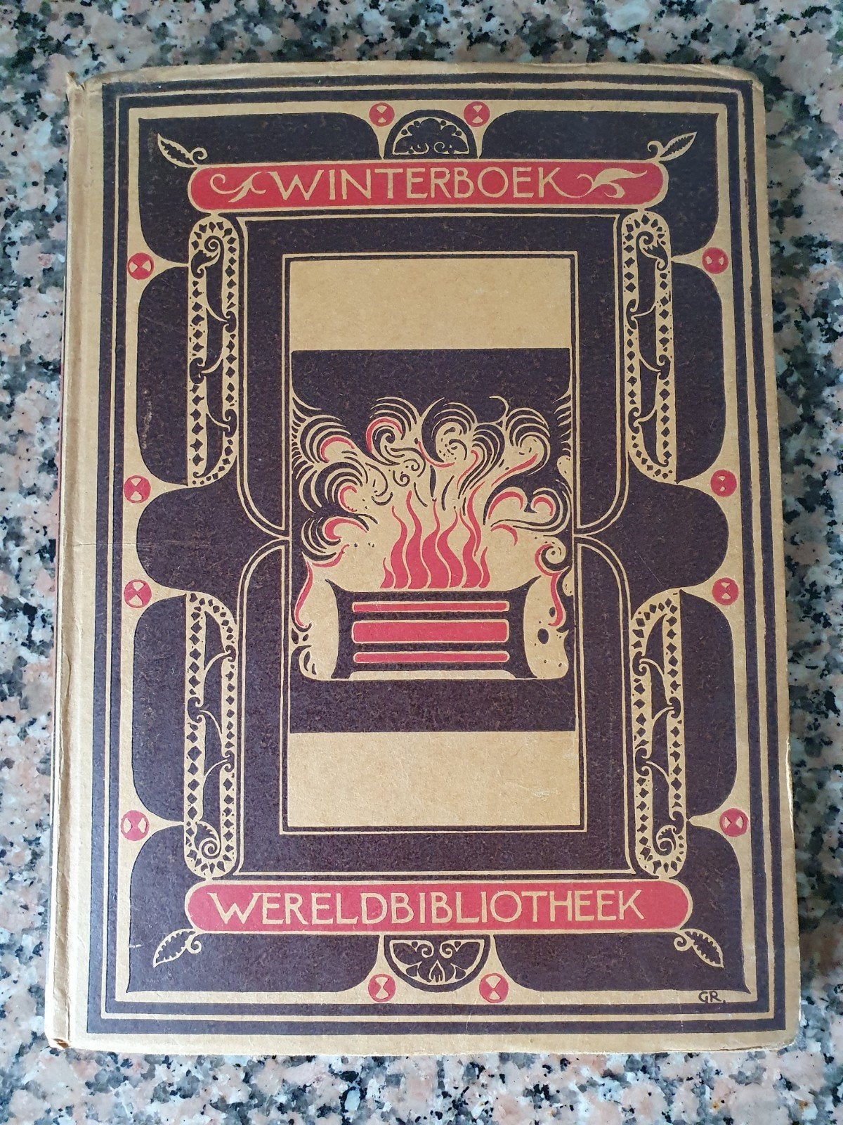 Zevende Winterboek Wereldbibliotheek 1928-1929, Gelezen, Ophalen of Verzenden, Nederland, Diverse auteurs (Takeda Izumo, Lode Baekelmans, Jan Feith e.a.)